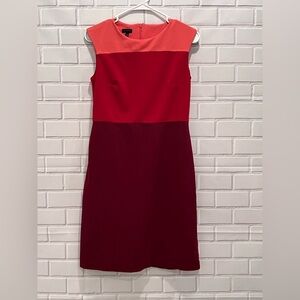 TALBOTS women sleeveless color-block dress/size 2